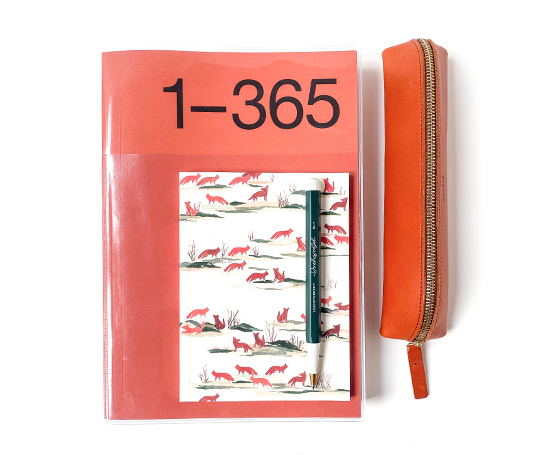 Marjolein Delhaas journal 365 (+ housse) - No 1665 Brique