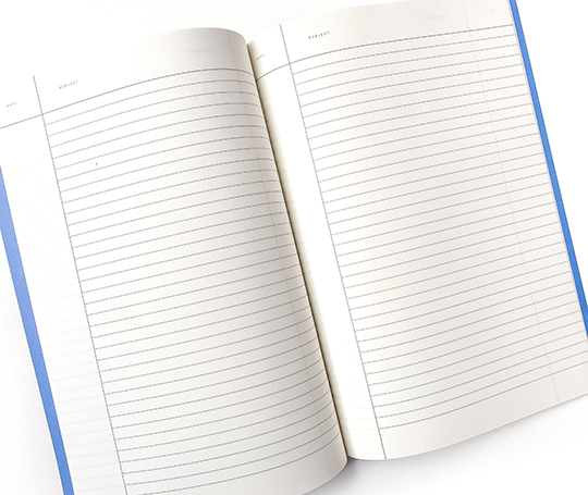Notem - grand carnet VITA - Blue & Pink