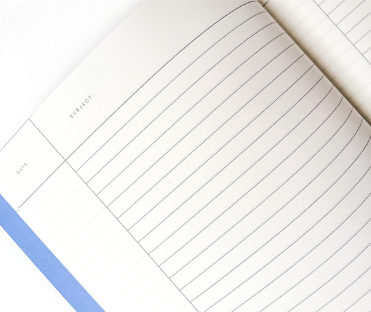 Notem - grand carnet VITA - Blue & Pink