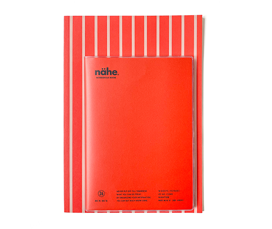 Notem - grand carnet VITA - Pink & Red