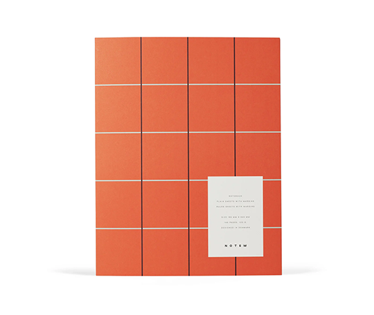 Notem - Carnet UMA - Orange Check - Large