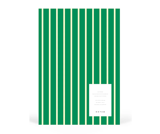 Notem - grand carnet VITA  - Green & Yellow