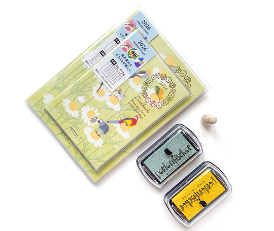 Midori - Agenda 2026 A6 - Oiseaux