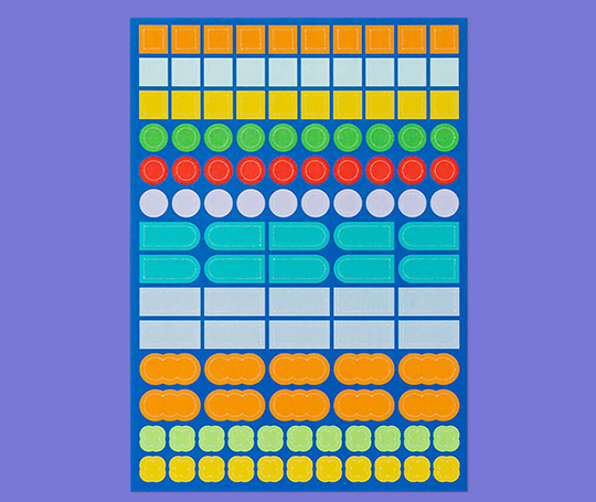 Mishmash - set d'autocollants colorés