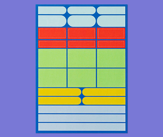 Mishmash - set d'autocollants colorés