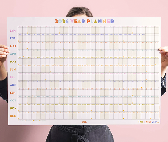 Calendrier annuel 2026 - paysage