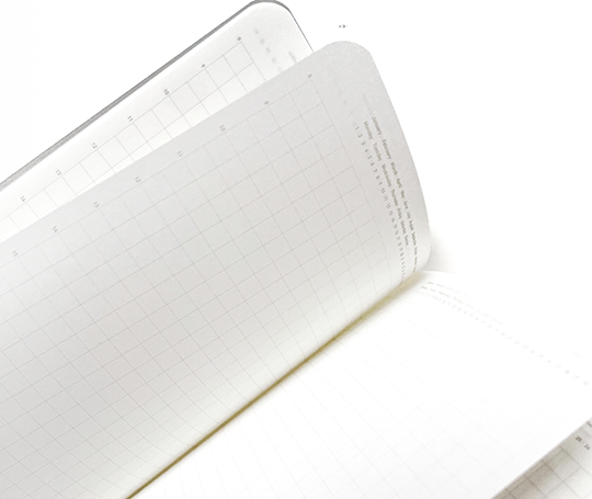 Stàlogy - Carnet 1/2 année A6 slim - Noir