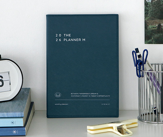 Agenda 2026 - The Planner M - Steel Blue
