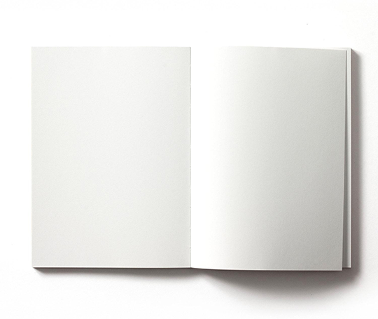 Carnet cousu main Martina à couverture gaufrée - Forest