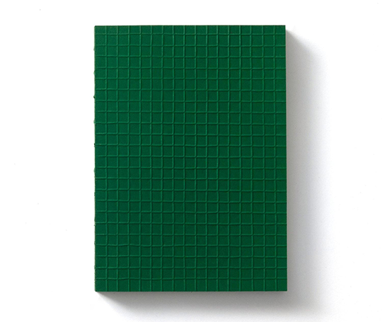 Carnet cousu main Martina à couverture gaufrée - Forest