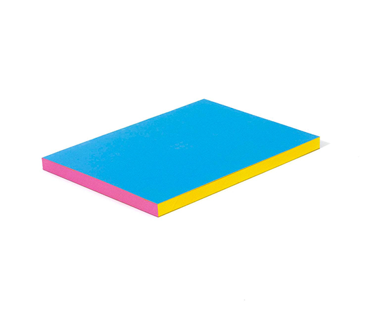 Carnet cousu main Ofelia - Bleu et vert