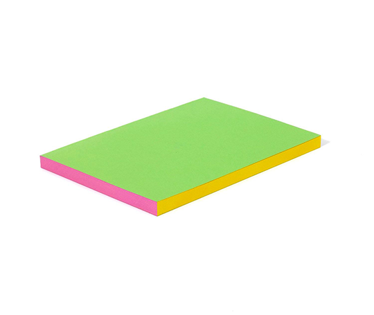 Carnet cousu main Ofelia - Bleu et vert