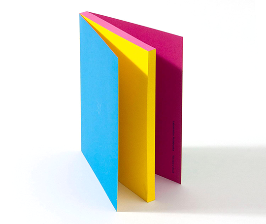 Carnet cousu main Ofelia - Bleu et vert