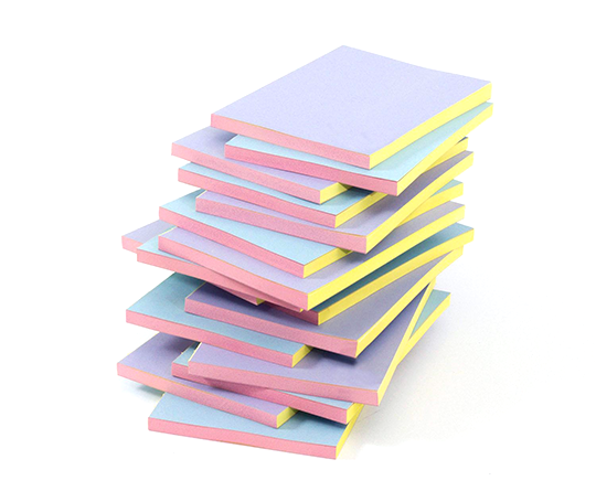 Carnet cousu main Ofelia - Bleu et lilas