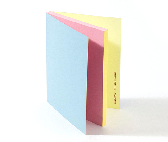 Carnet cousu main Ofelia - Bleu et lilas