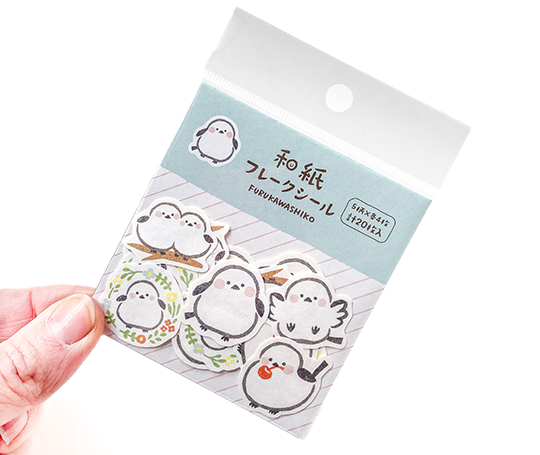 Autocollants "flake" - Mésanges