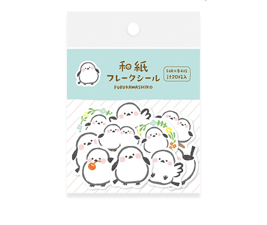 Autocollants "flake" - Mésanges