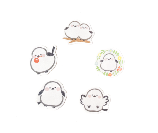 Autocollants "flake" - Mésanges