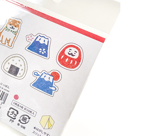 Autocollants "flake" - Japon