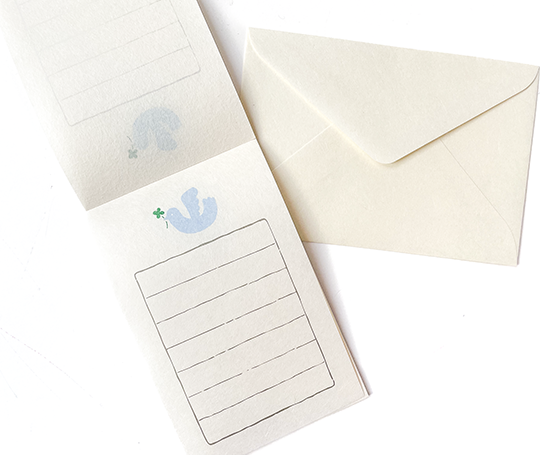 Mini set de papier à lettres - Colombe