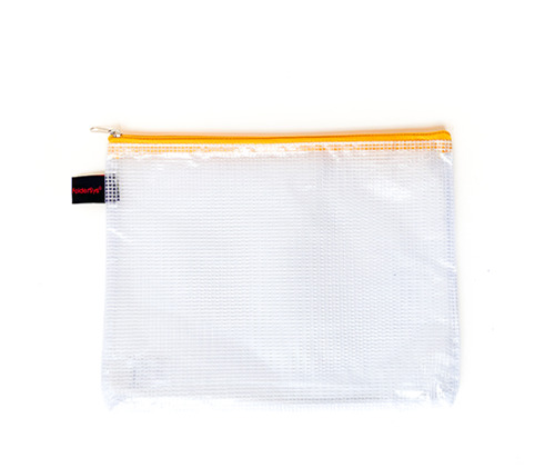 Pochette A5 à tirette jaune