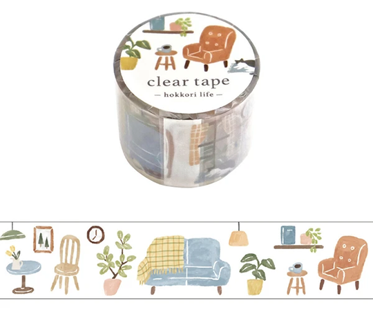 Tape transparent - Le salon