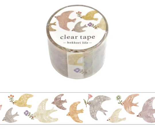 Tape transparent - Oiseaux