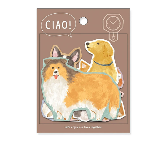 Grands autocollants - Chien