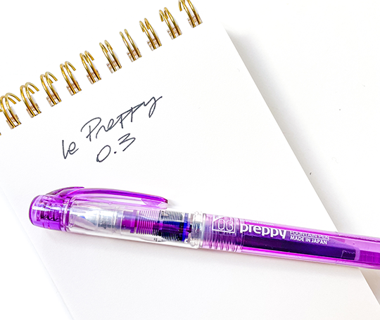 Platinum - stylo-plume Preppy - Mauve