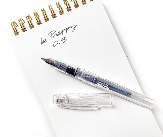 Platinum - stylo-plume Preppy - Transparent