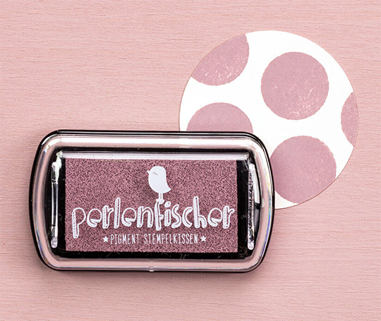 Tampon encreur - Velours (rose crépusculaire "dusk")