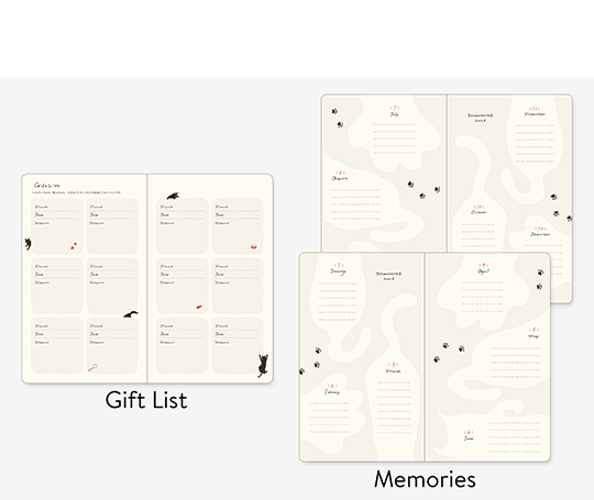 Midori - Agenda 2026 B6 slim toilé - gris