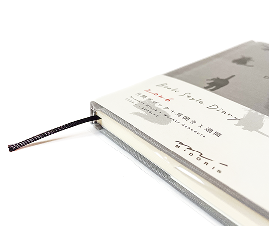 Midori - Agenda 2026 B6 slim toilé - gris