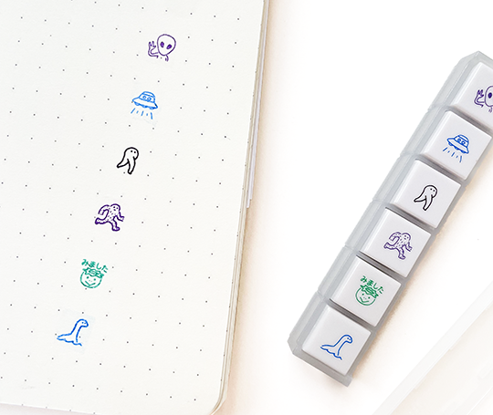 6 Cachets pré-encrés - Aliens