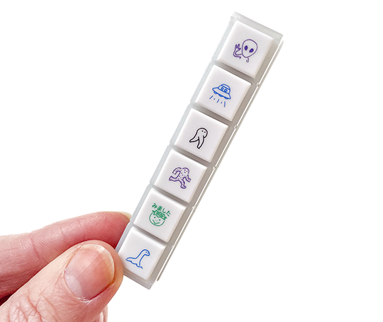 6 Cachets pré-encrés - Aliens