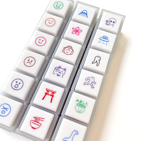 6 Cachets pré-encrés - Japon