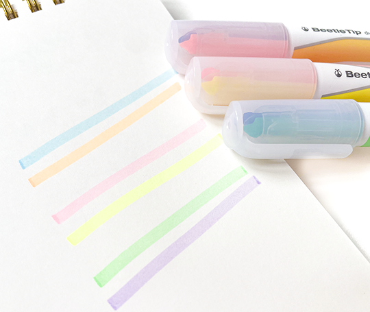 Surligneurs à double pointe Beetle Tip