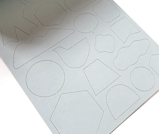 Bloc de feuilles autocollantes de papier washi - Plain colors