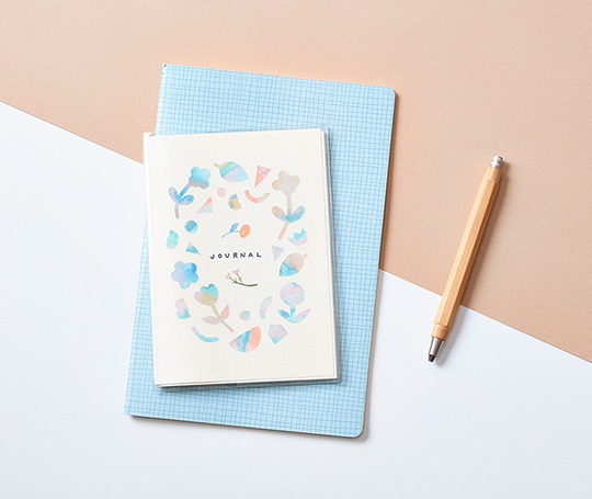 Bloc de feuilles autocollantes de papier washi - Plain colors