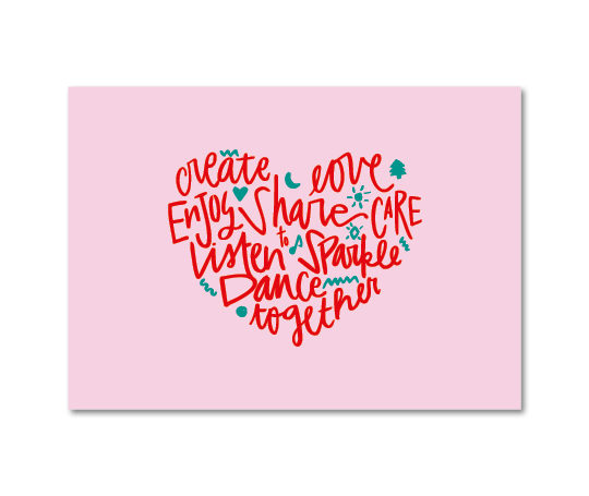 Carte - Coeur de mots