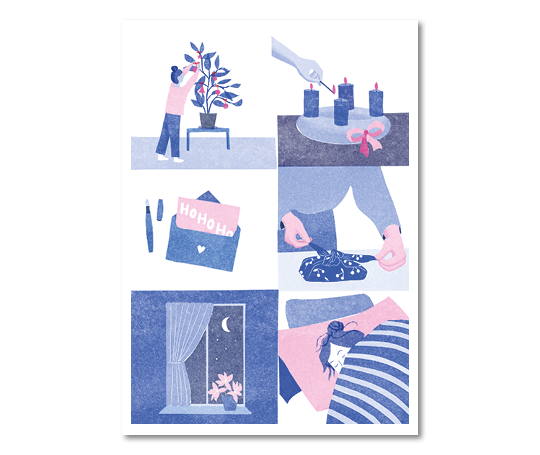 Carte - Conte de Noël