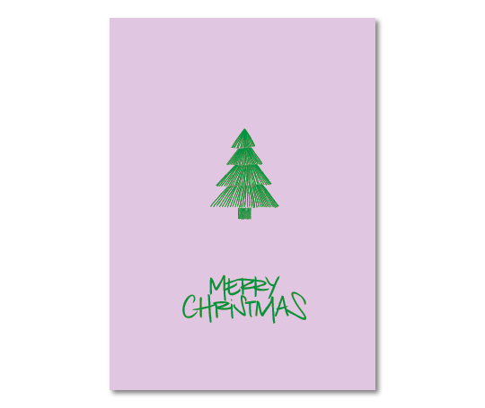 Carte double - Merry Christmas 2026