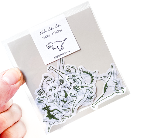 Autocollants "flake" Ah là là - Dinosaures