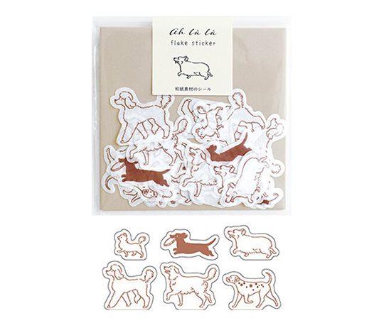 Autocollants "flake" Ah là là - Chiens