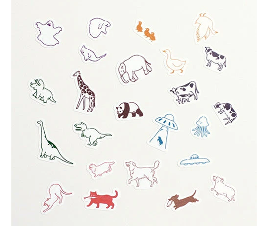 Autocollants "flake" Ah là là - Chiens