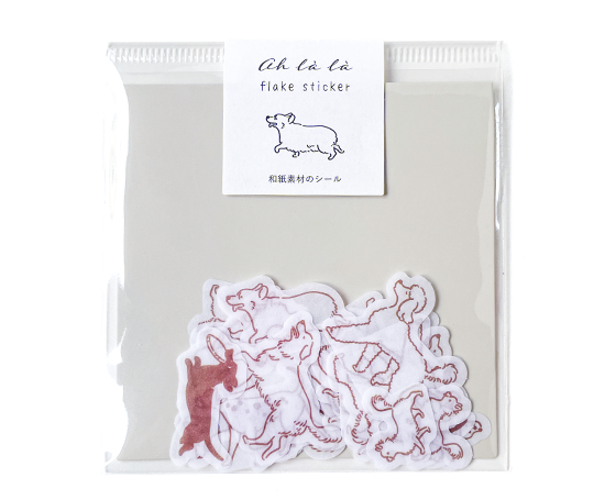 Autocollants "flake" Ah là là - Chiens