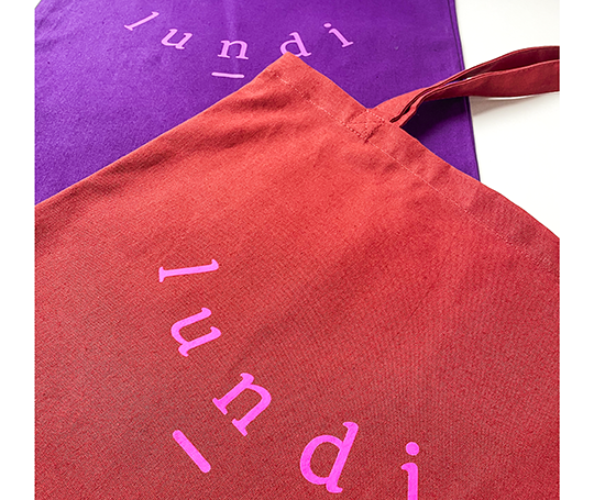 Tote bag Lundi 2025 - Rouille