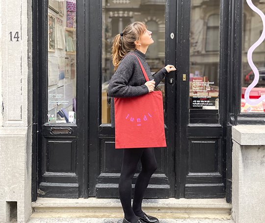 Tote bag Lundi 2025 - Rouille
