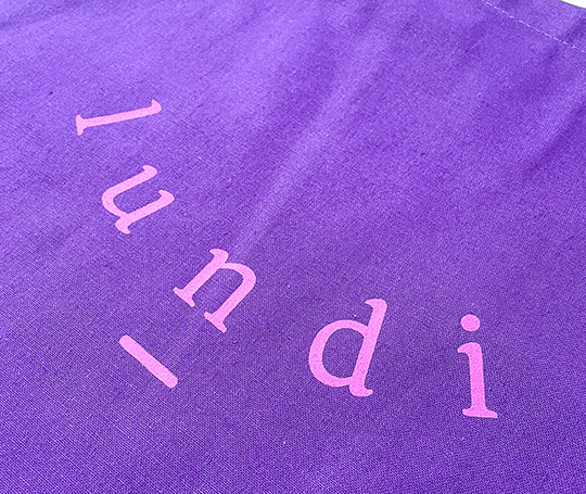 Tote bag Lundi 2025 - Violet