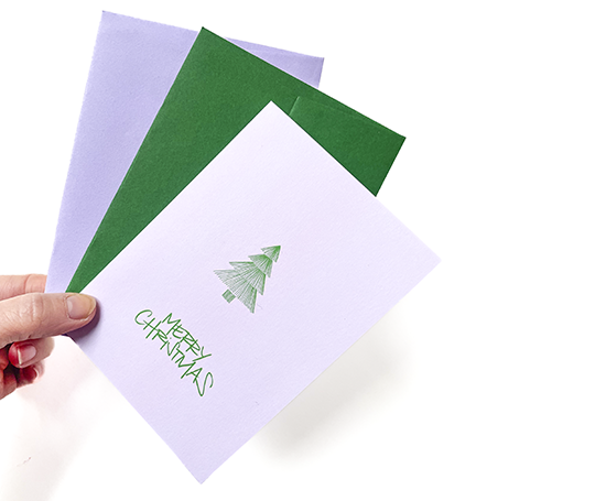 Carte double - Merry Christmas 2026